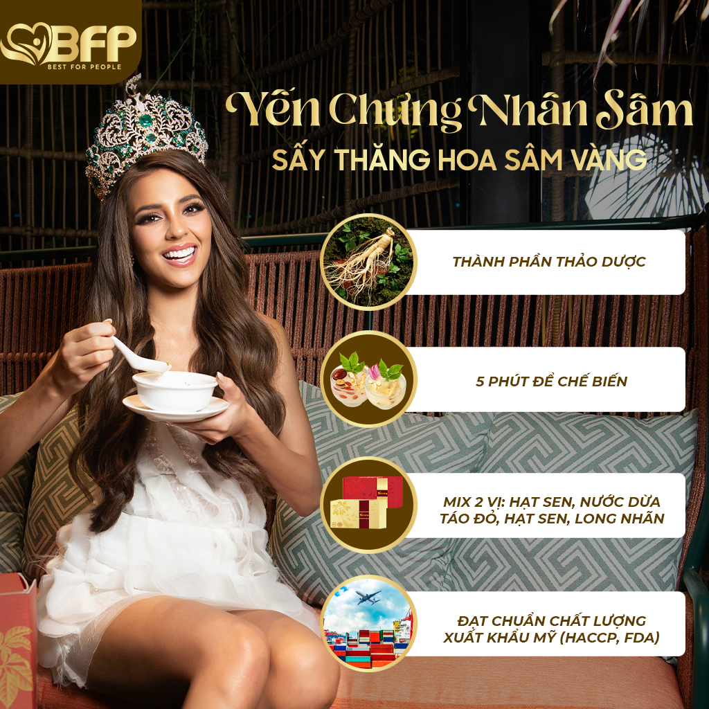 ĐIỀU ĐỘC NHẤT CHỈ CÓ Ở YẾN CHƯNG NHÂN SÂM SẤY THĂNG HOA SÂM VÀNG